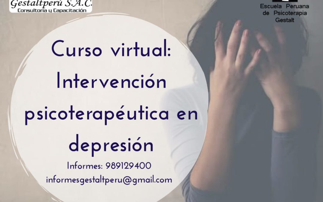 Curso Virtual Intervención psicoterapéutica en depresión