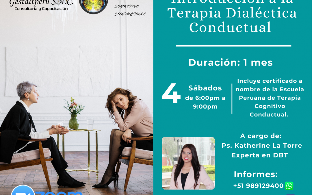 CURSO Introducción a la Terapia Dialéctica Conductual